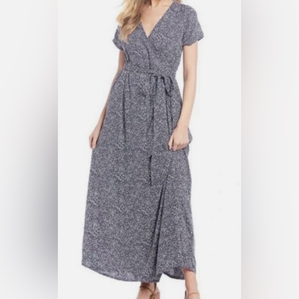 NWOT  MIDI Roxy wrap around dress w/ pockets Sz Large (12)